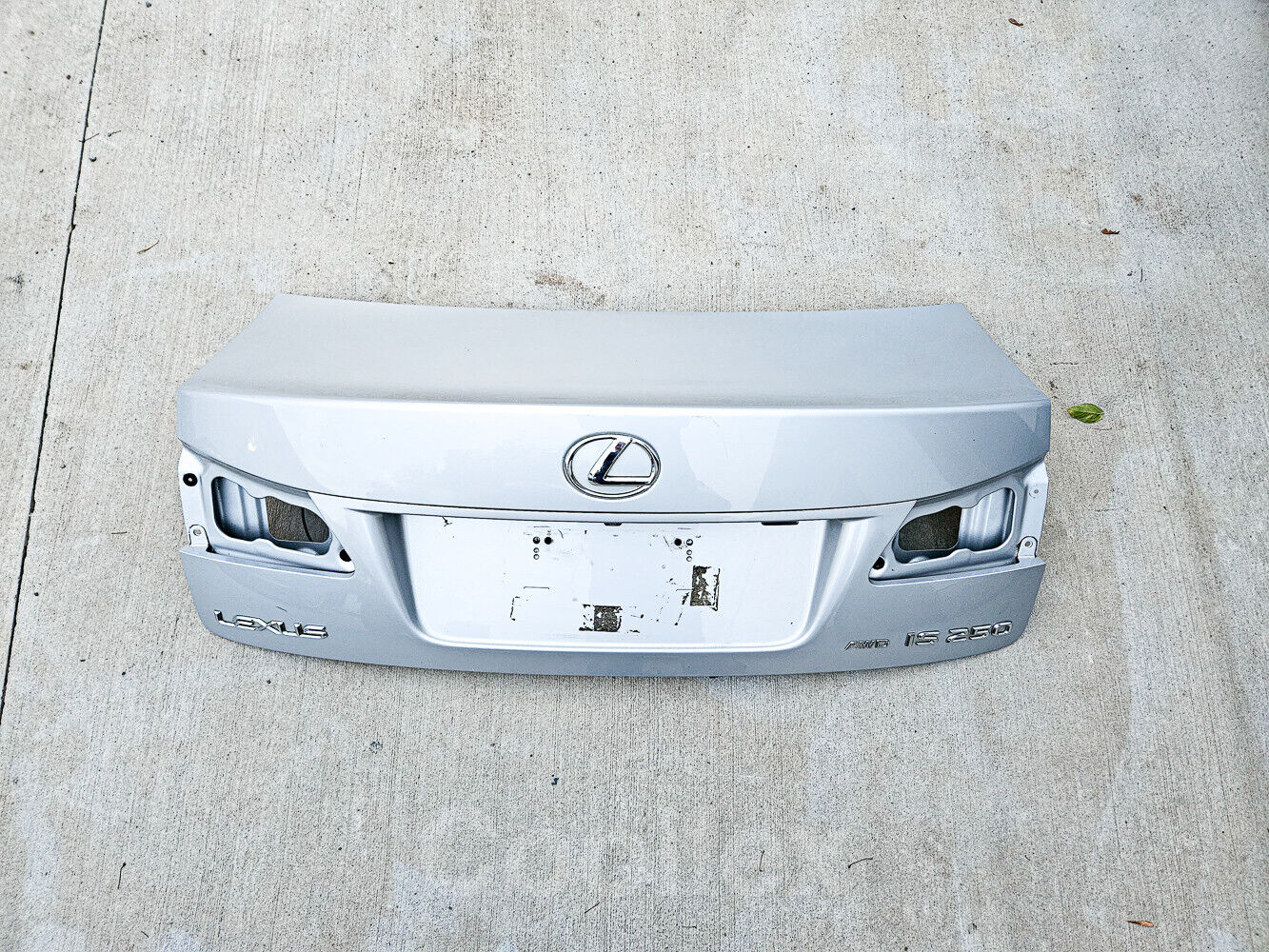 06-08 Lexus Is250 Rear Trunk Lid Silver cc:1G1 64401-53140 Oem