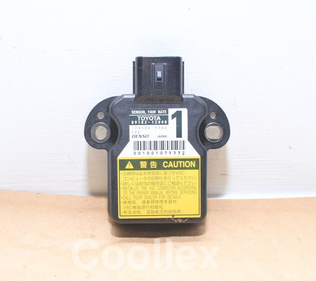 07-11 Lexus Ls460 Yaw Rate Sensor 89183-12040 Oem