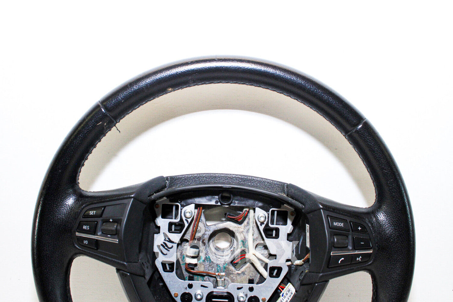 11-17 Bmw 550i F10 Black Leather Steering Wheel 32-33-6-790-889 Oem