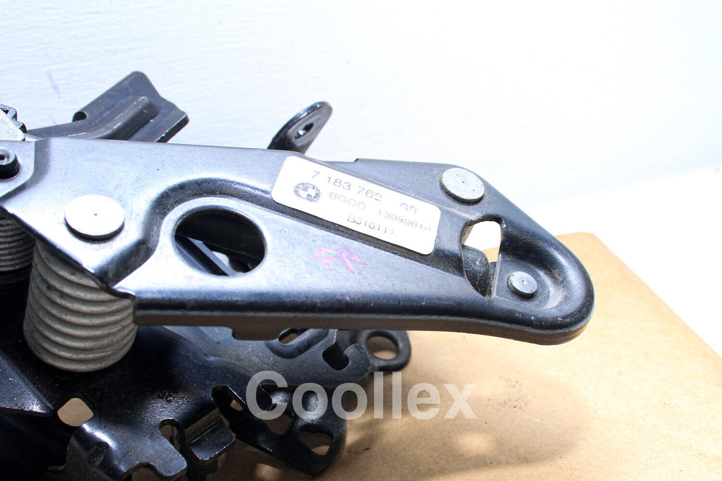 11-19 Bmw 550i F10 Front Rh Passive Hood Latch 51-23-7-183-762 Oem Used