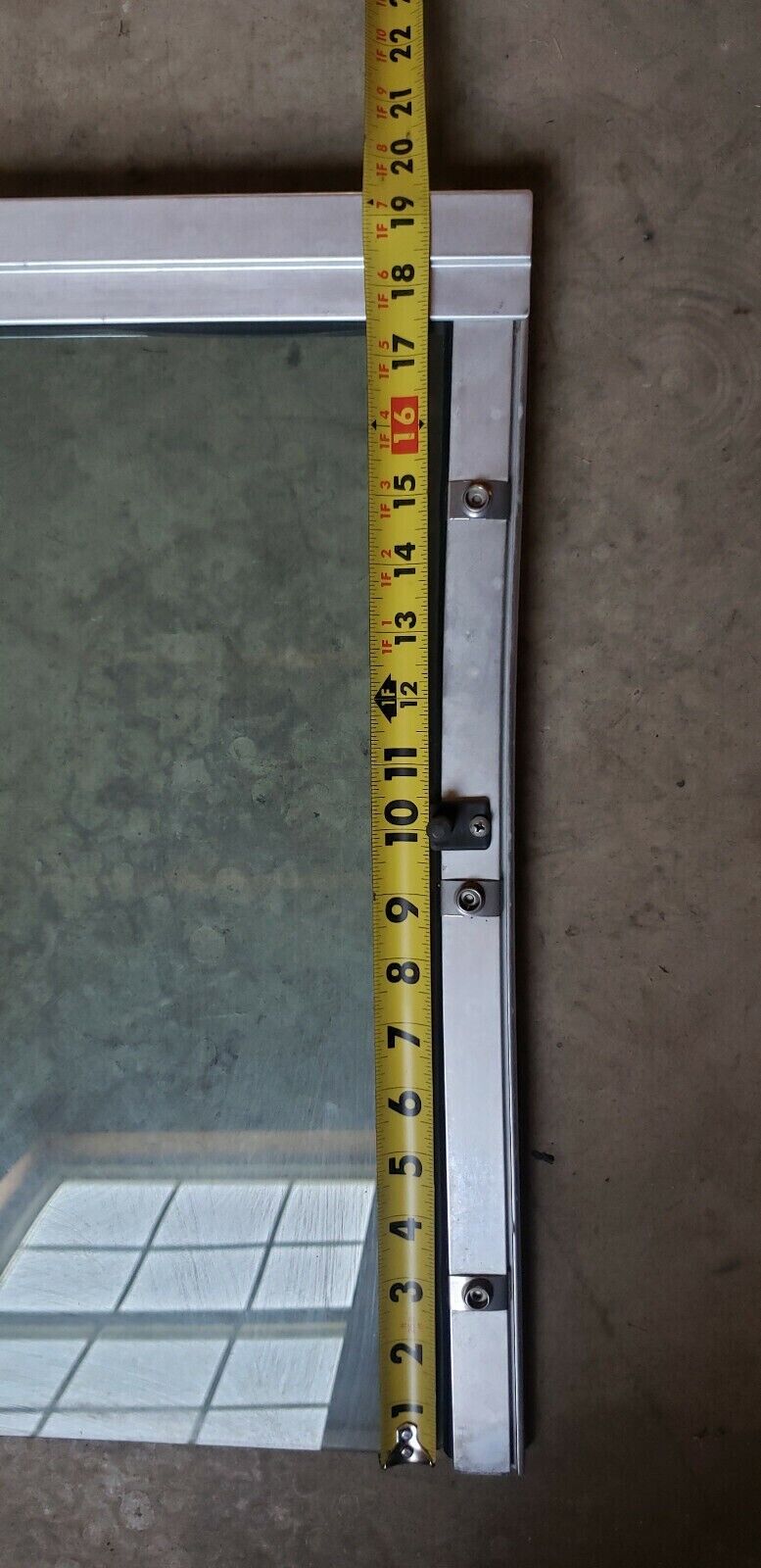 1990's Chapparal Boat Front Middle Door Windshield Glass (See Measurements)