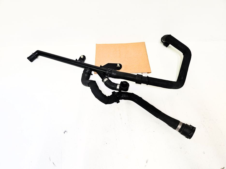 11-18 Bmw 550i F10 Coolant Hoses w/Return Line 17-12-7-575-453, 17-12-7-592-646 Oem Used