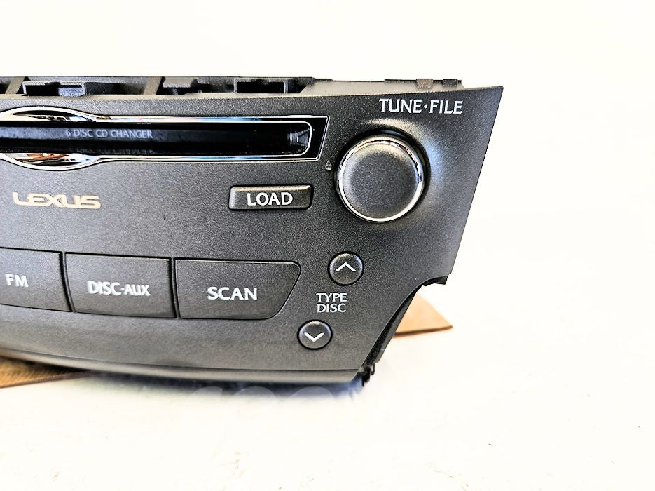 09 Lexus Is250 Is350 AM/FM CD Radio 86120-53580 Oem Used