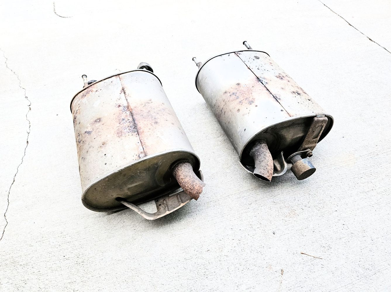 06-13 Lexus Is250 Exhaust Tail Pipe Mufflers Cut 17430-31490 Oem Used