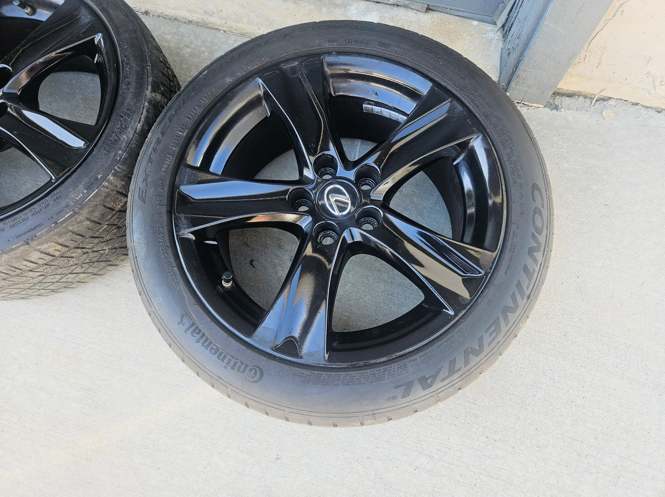 Lexus Is250 Wheels and Tires 5x114.3 (set of 4, painted black)