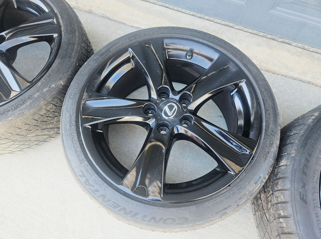 Lexus Is250 Wheels and Tires 5x114.3 (set of 4, painted black)