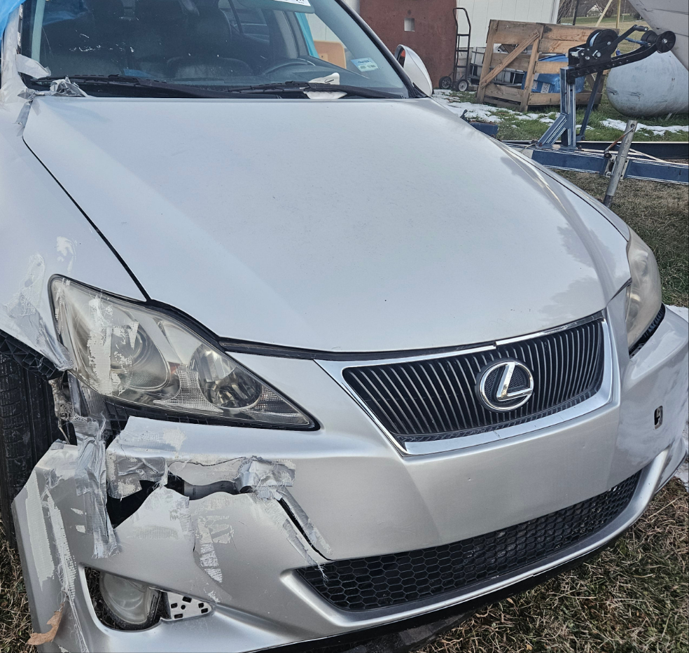 06-13 Lexus Is250 Hood Silver 1g1 53301-53050 Oem Used