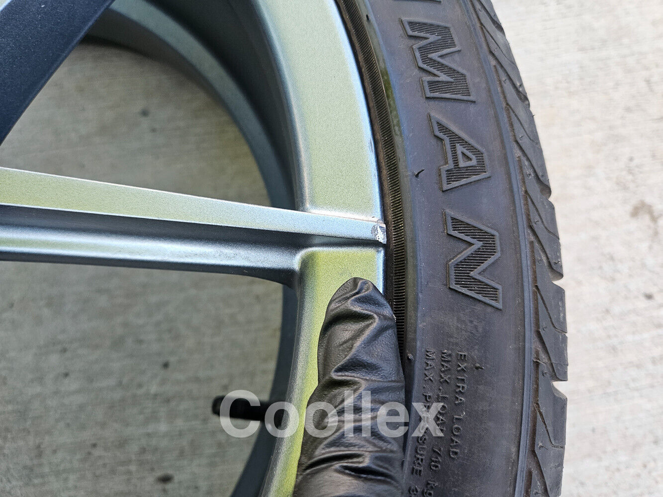 Verde x1 Wheel/Tire - V99 Axis Matte Graphite Wheel 19x8.5 255/35/19 (Is250)